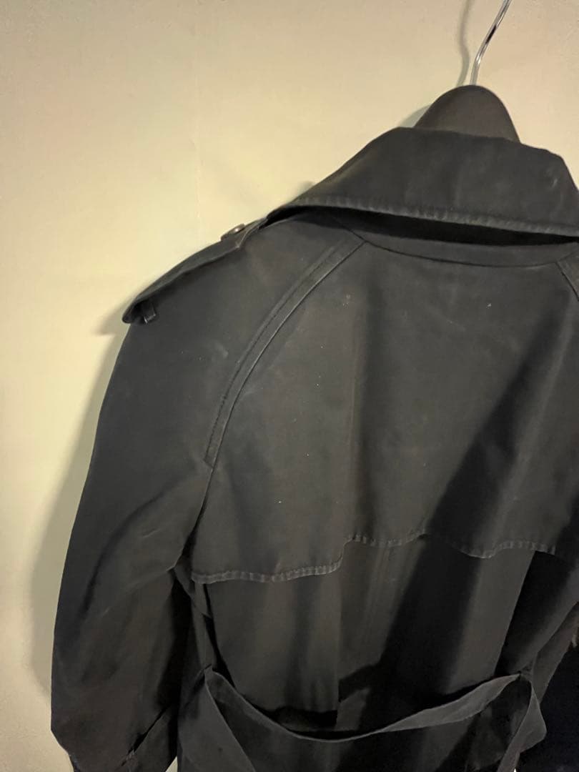 BURBERRY バーバリー 定番 ブラック トレンチコート 38