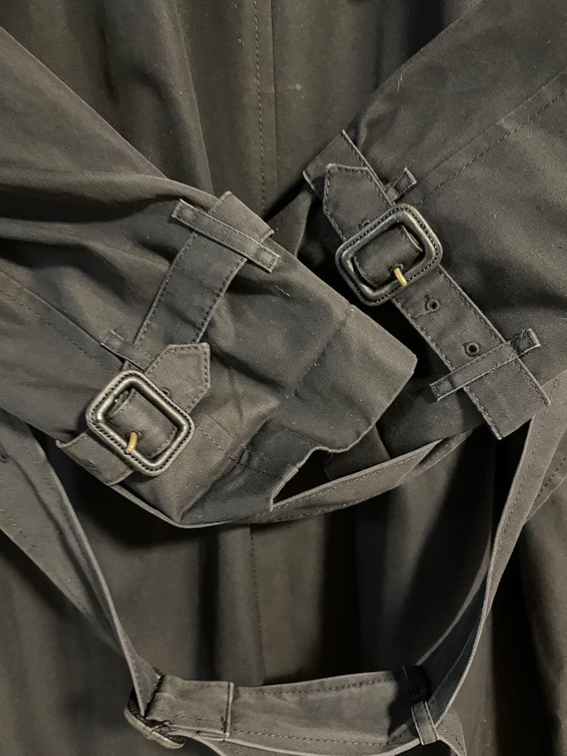 BURBERRY バーバリー 定番 ブラック トレンチコート 38