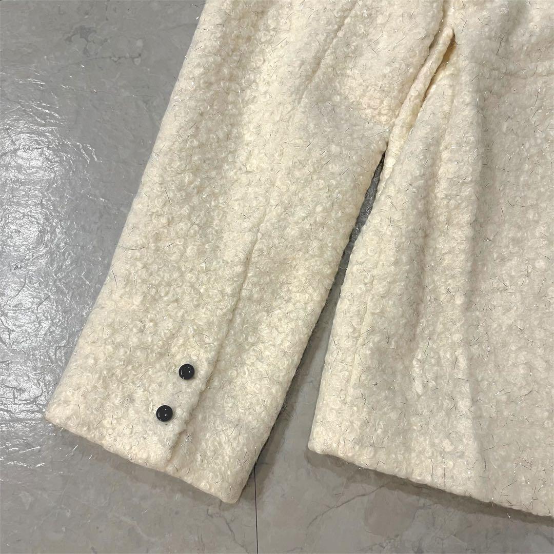 Bibiy. MEGAN LAME JACKET アイボリー ジャケット