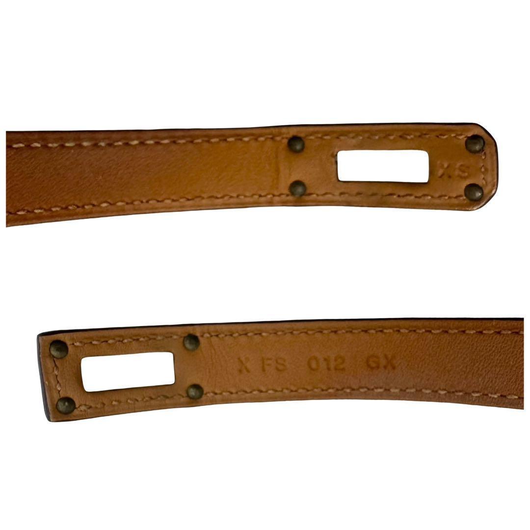 HERMES エルメス ケリー ドゥブルトゥール ２連 ブレスレット XS 赤