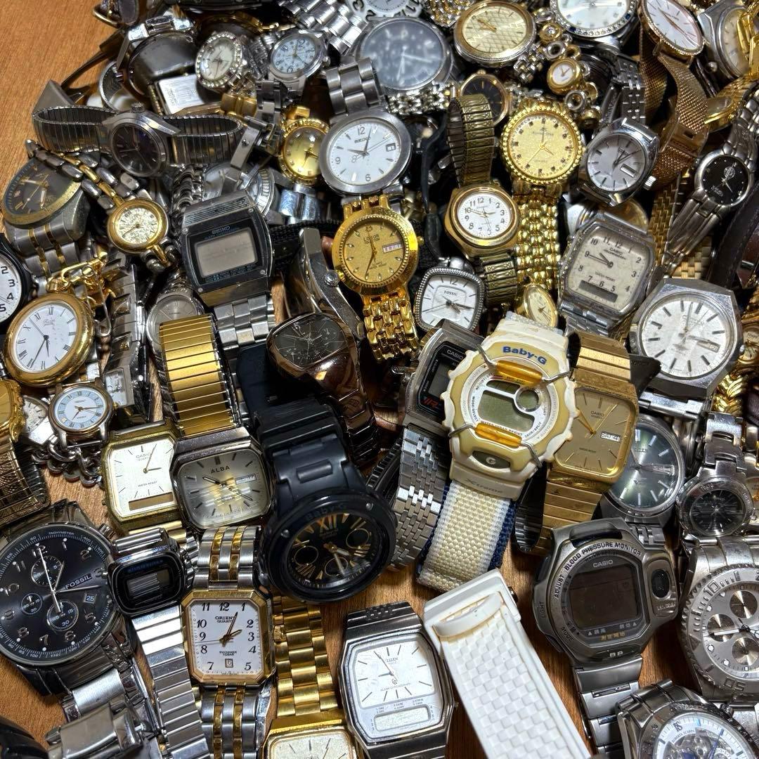 ①腕時計　まとめ売り　SEIKO CITIZEN CASIO等　ジャンク品　大量