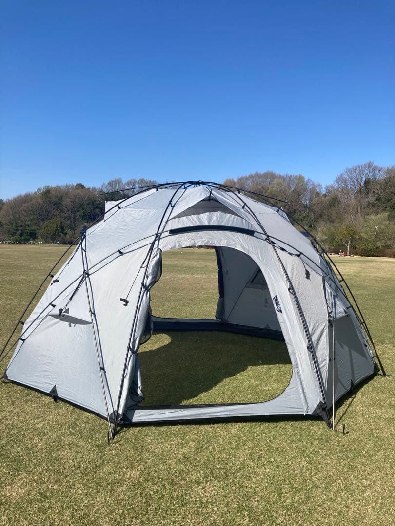 モビガーデン　コマンダー245 グレー　グランドシート付