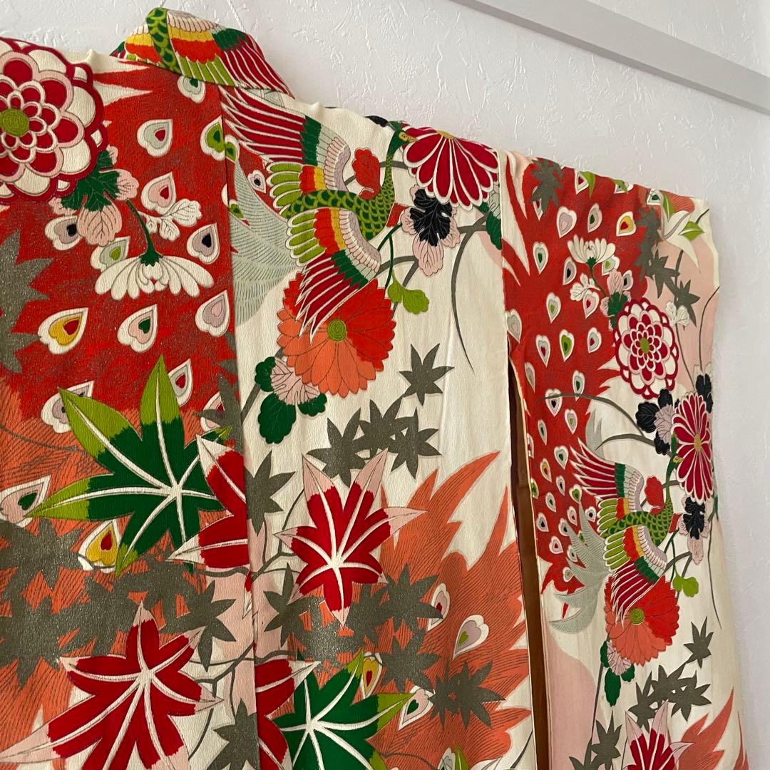 七五三　7歳　アンティークお着物セット