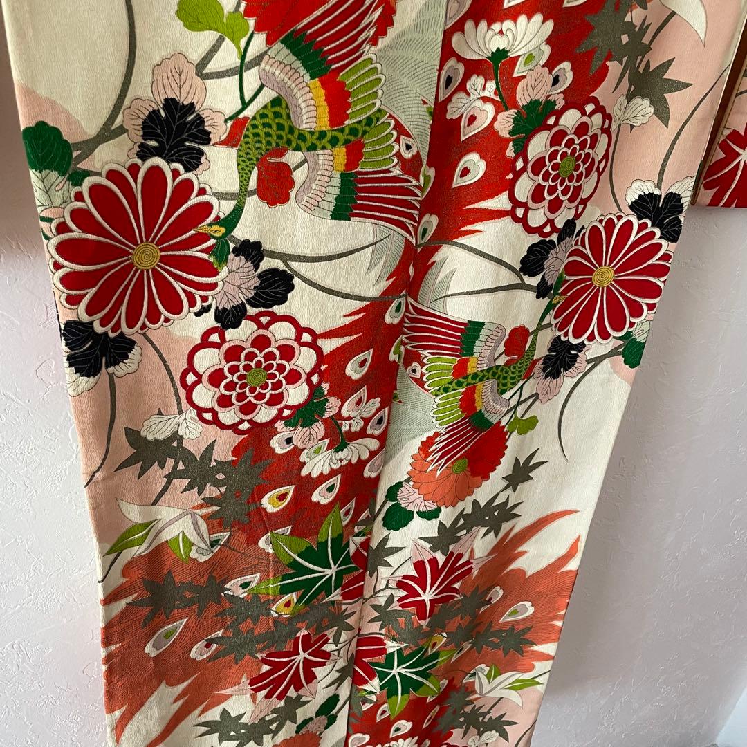 七五三　7歳　アンティークお着物セット