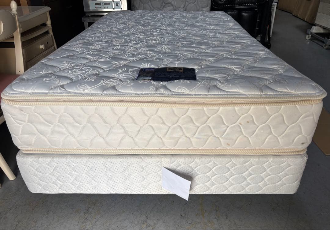 最高級 Sealy Premiun Series セミダブルベット、ボトムタイプ