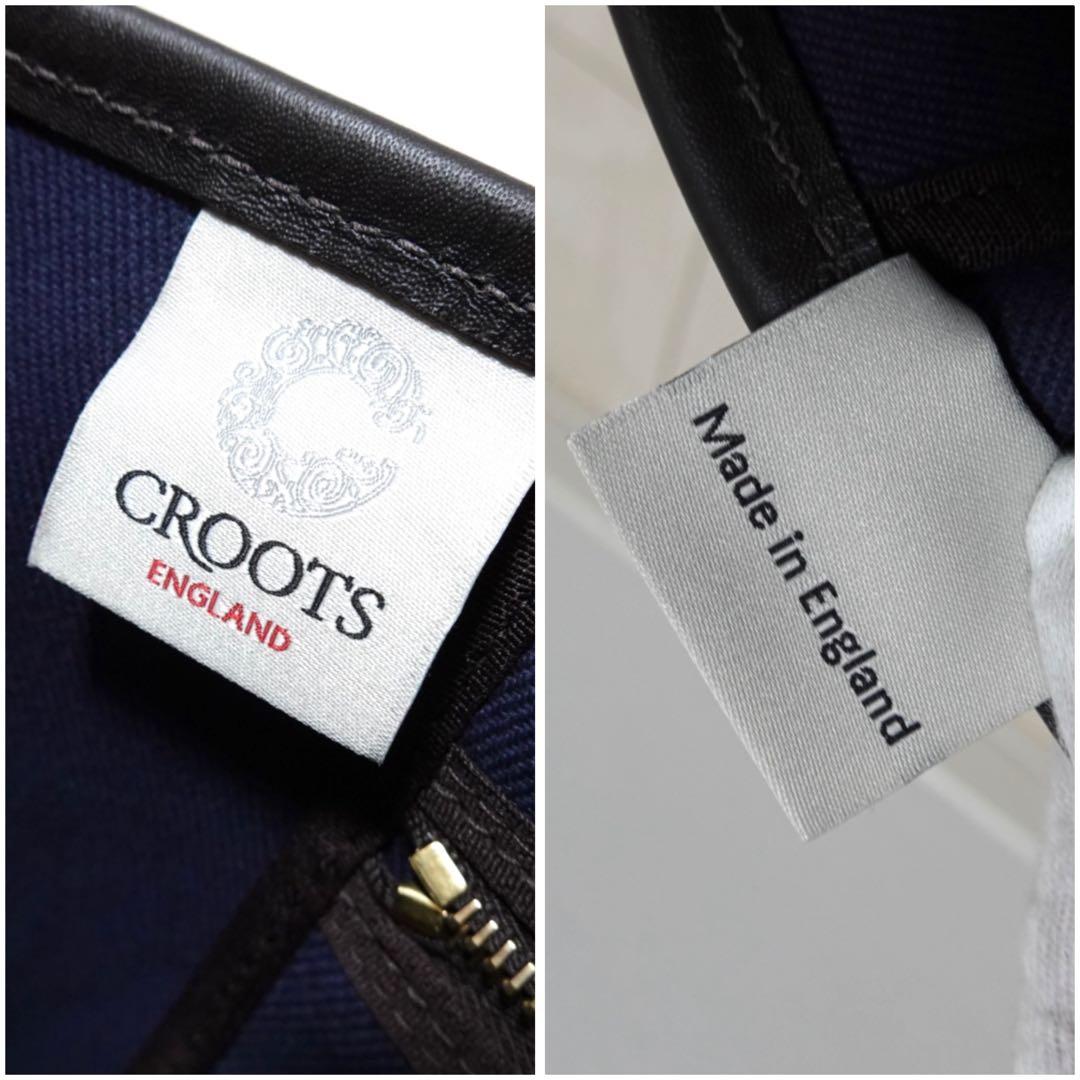 CROOTS フラップ　ポケット　トートバッグ　BEAMS F 別注　ネイビー
