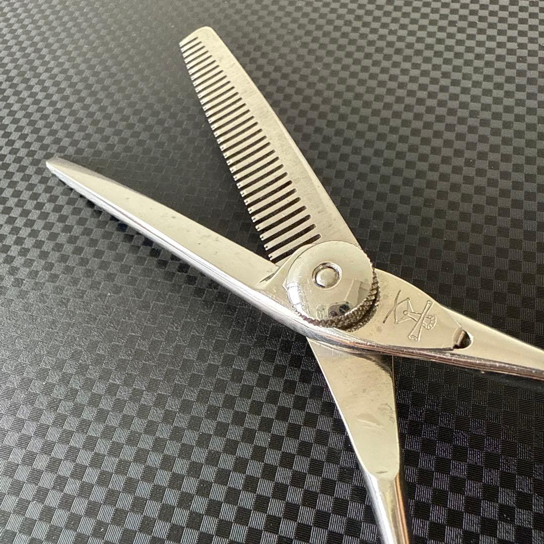 最高級☆理容☆プロ用鋏☆ハイネッタ☆ZPAT☆セニング☆スキ鋏☆デザインカットS