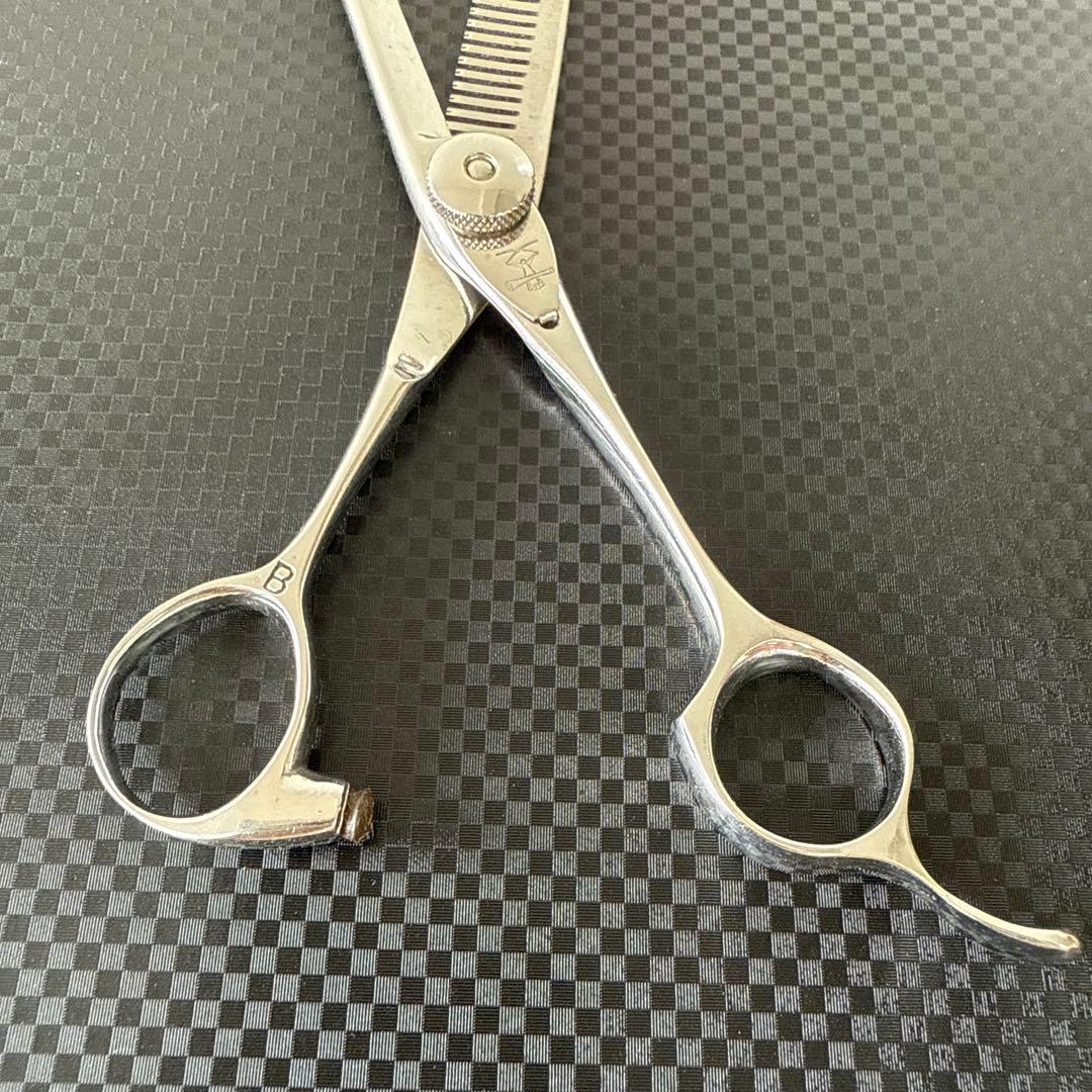 最高級☆理容☆プロ用鋏☆ハイネッタ☆ZPAT☆セニング☆スキ鋏☆デザインカットS