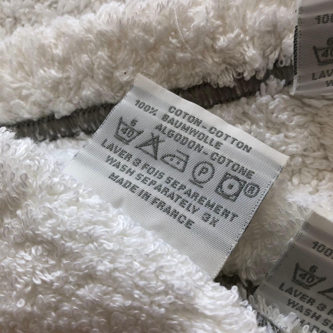 used クリスチャンディオール　フランス製　Dior刺繍　タオル(バスマット)