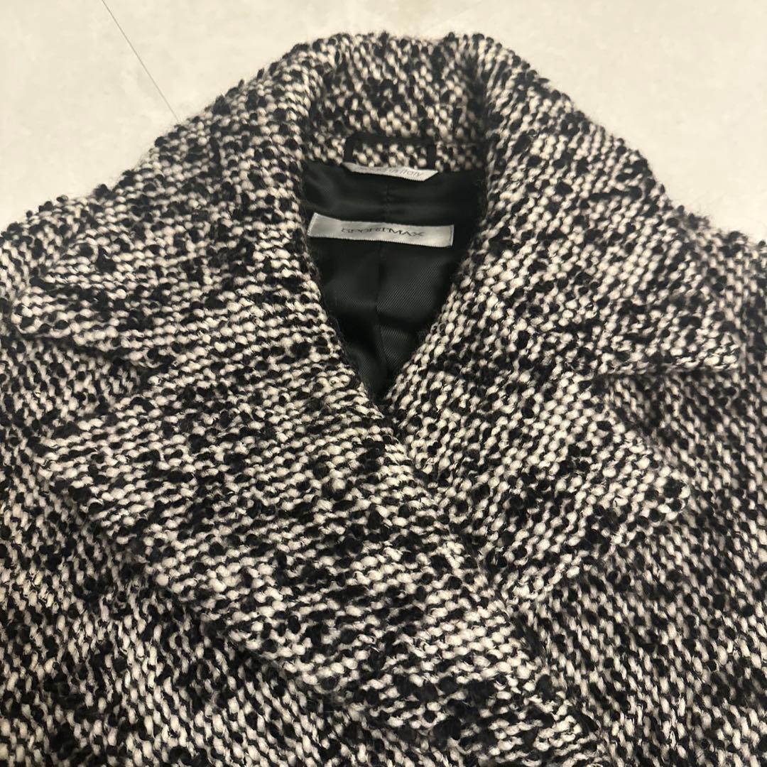 《美品》マックスマーラ　コート　アルパカ　モヘア　ツウィード　40