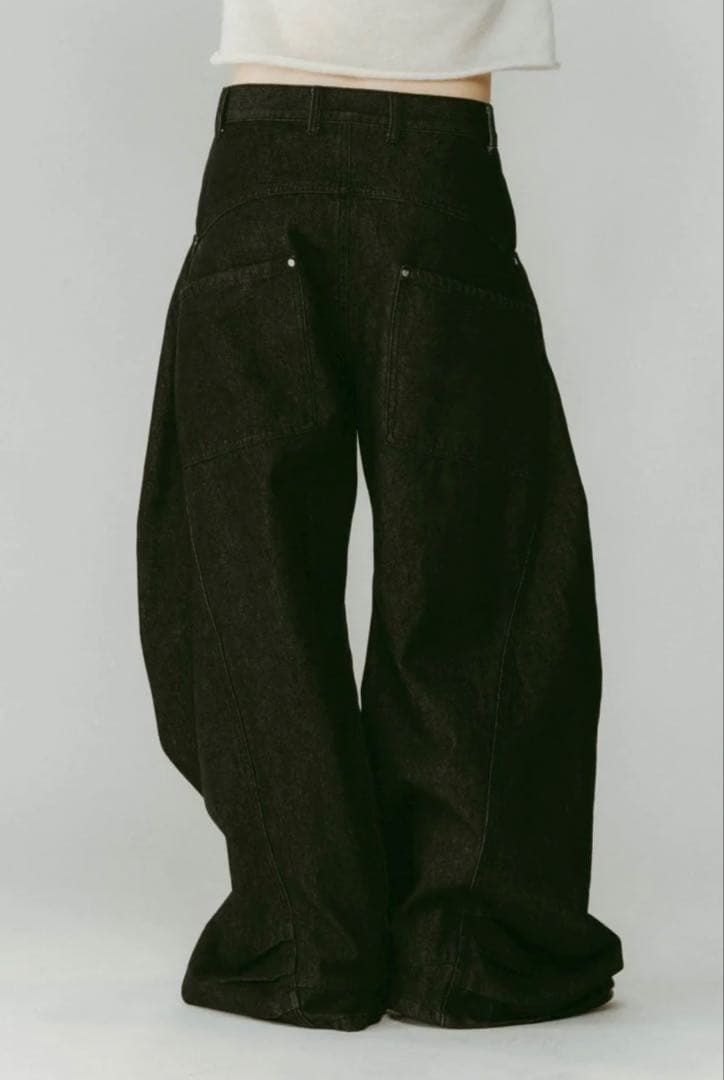 パンツ Knuth Marf tuck design denim pants