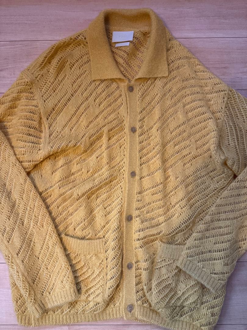 YOKE SILK MOHAIR BUTTONED CARDIGAN サイズ2