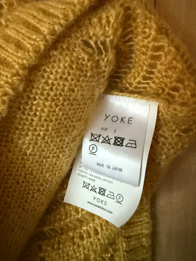 YOKE SILK MOHAIR BUTTONED CARDIGAN サイズ2