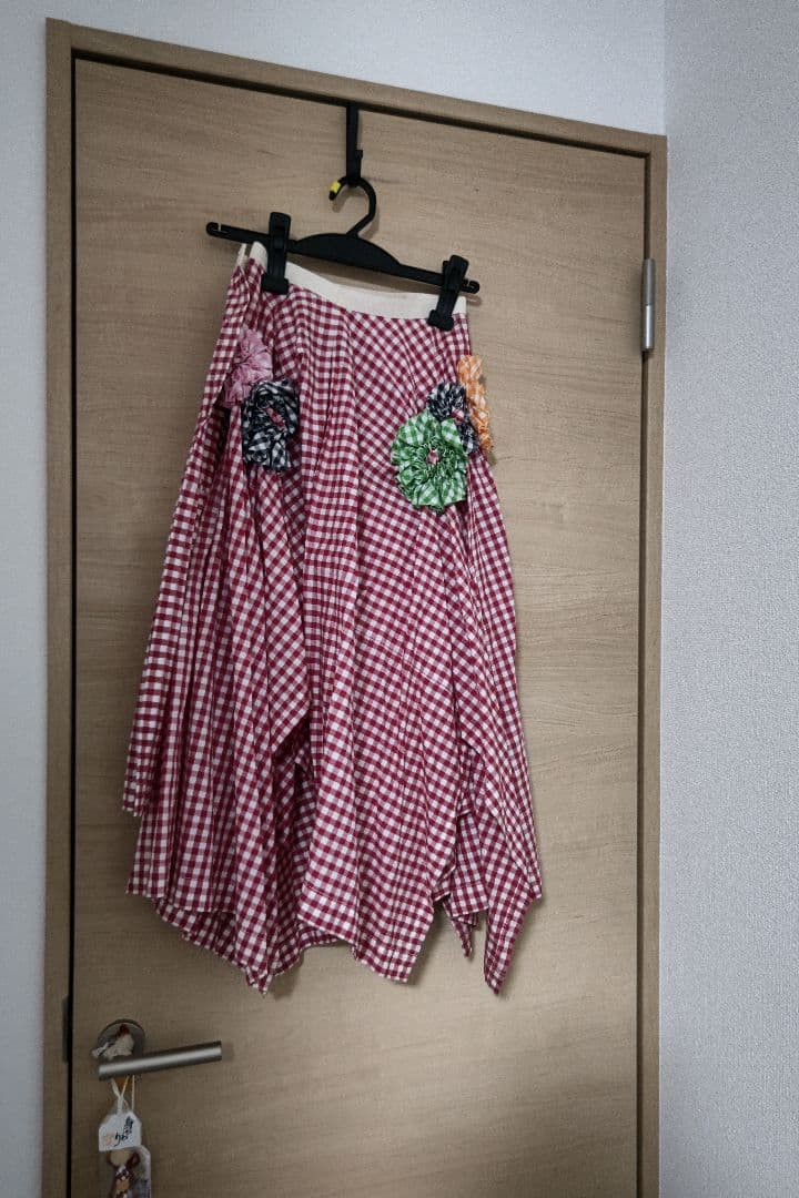 コムデギャルソン　 ギンガムチェックスカート