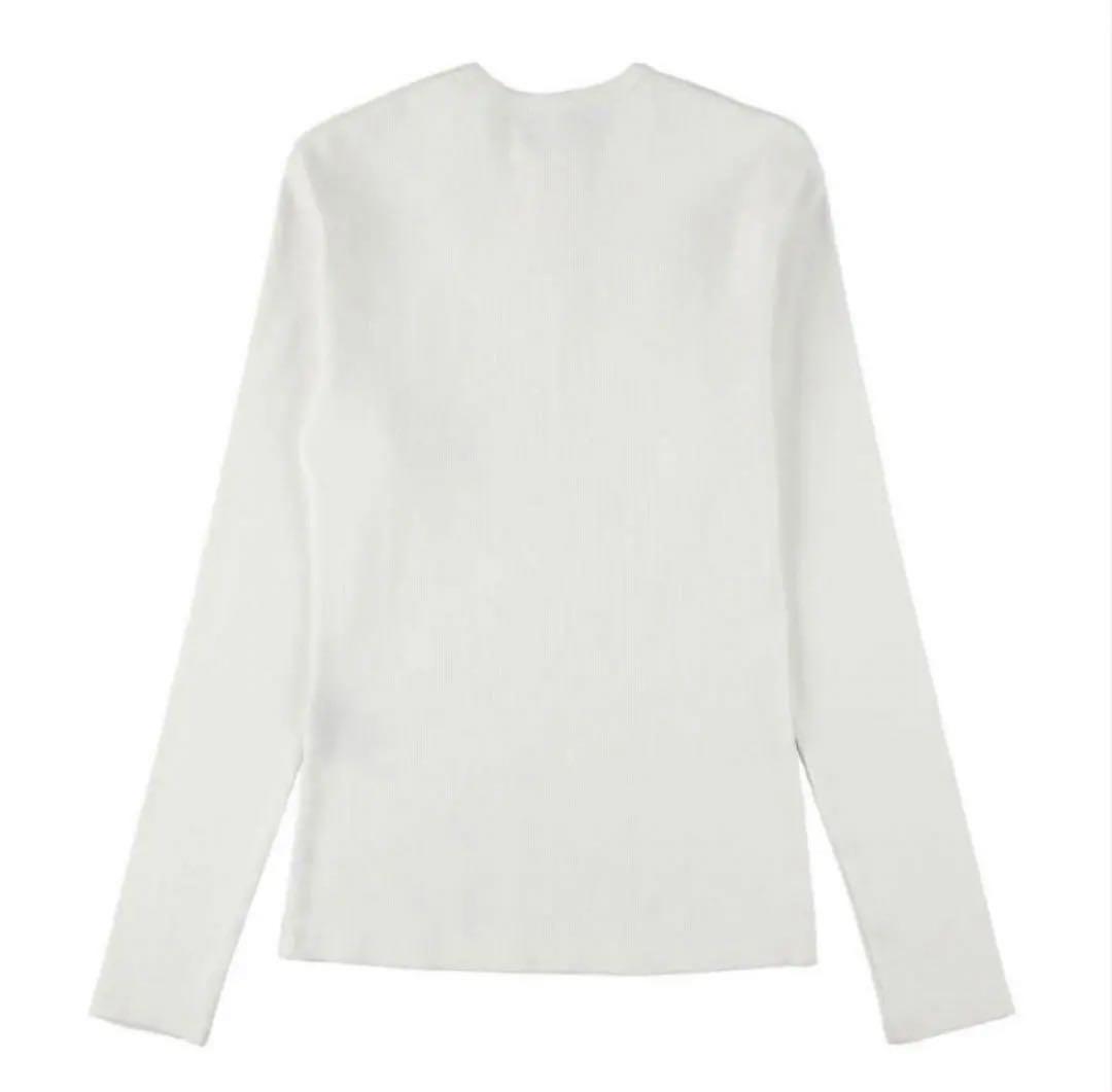 VALLAD V.HENRY NECK L/S ホワイト サーマル