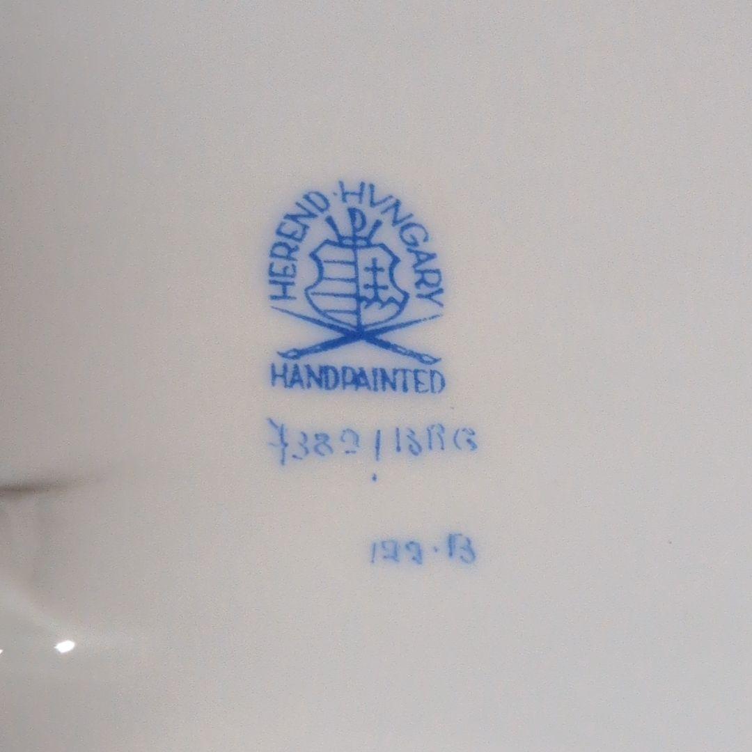 【綺麗♪】　HEREND ヘレンド 透かし編み ヌードルワーク トレイ