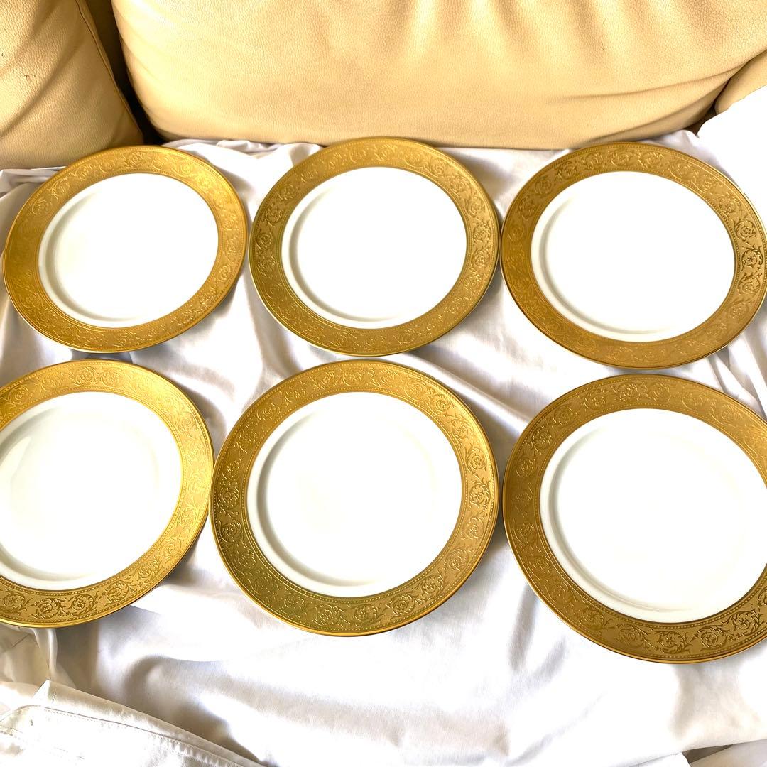 17.美品☆アビランド☆ティスル☆ケーキ皿デザートプレート6枚セット