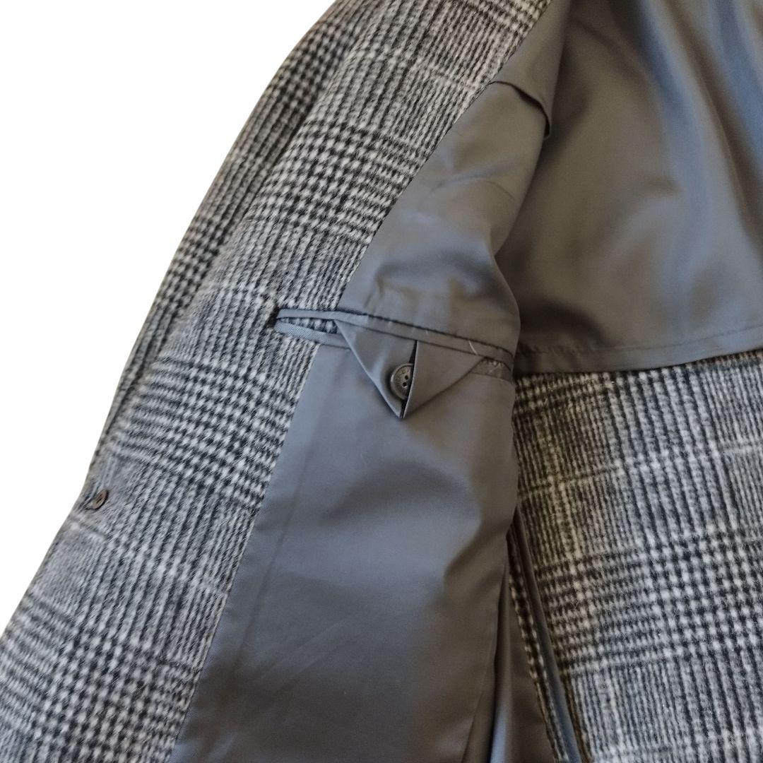 417 EDIFICE エディフィス チェスターコート グレンチェック カシミヤ