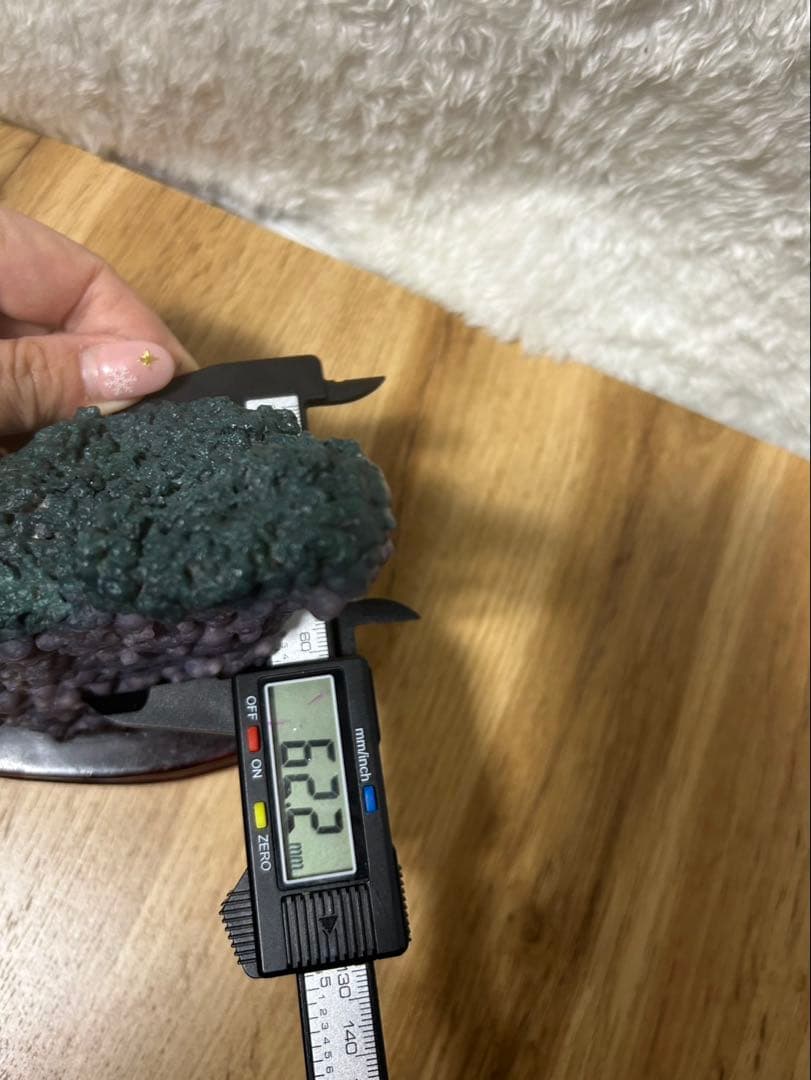 高品質 台座付き ぶどう石 天然石