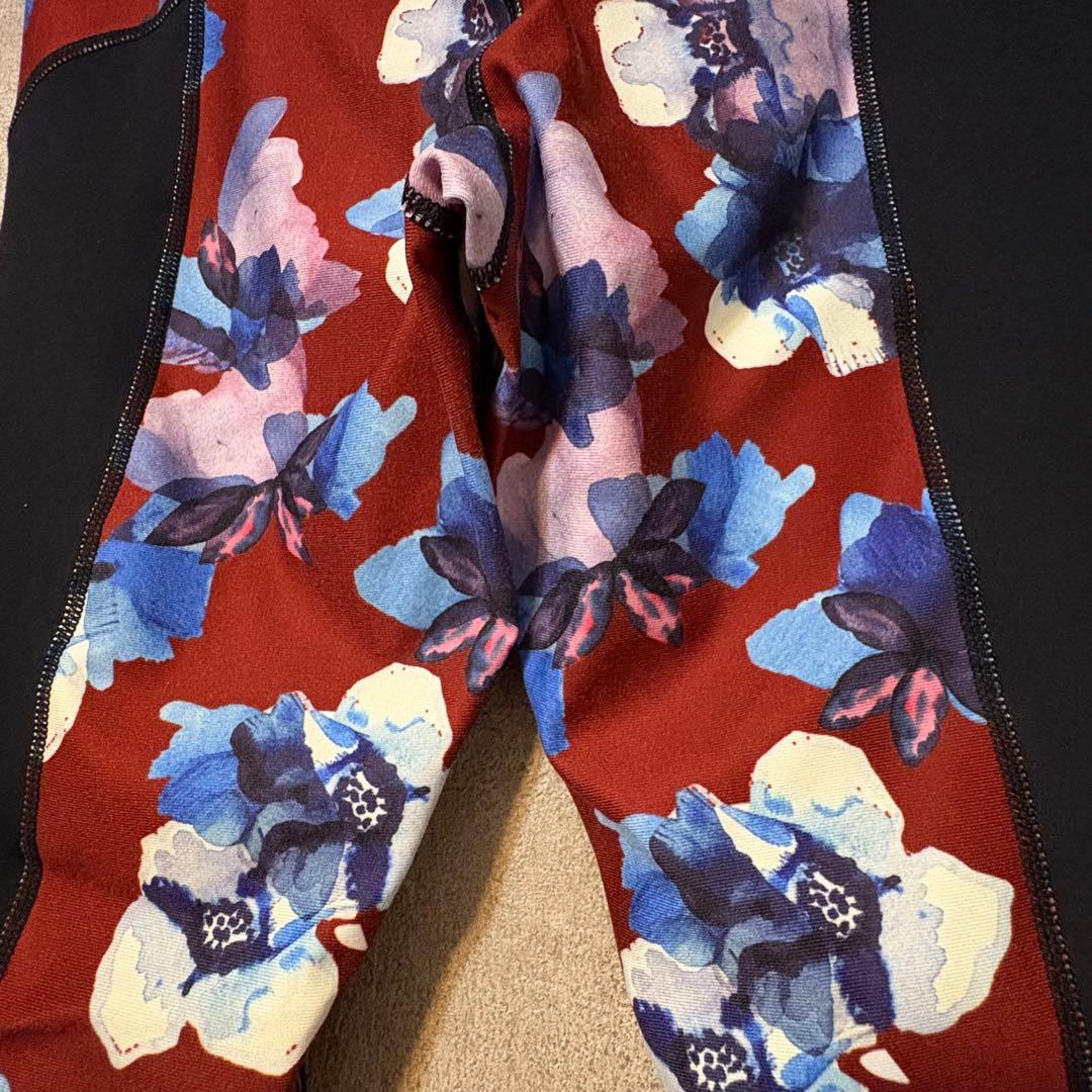 S相当【極美品】AUMNIEアムニー トップス レギンス上下セット フラワー