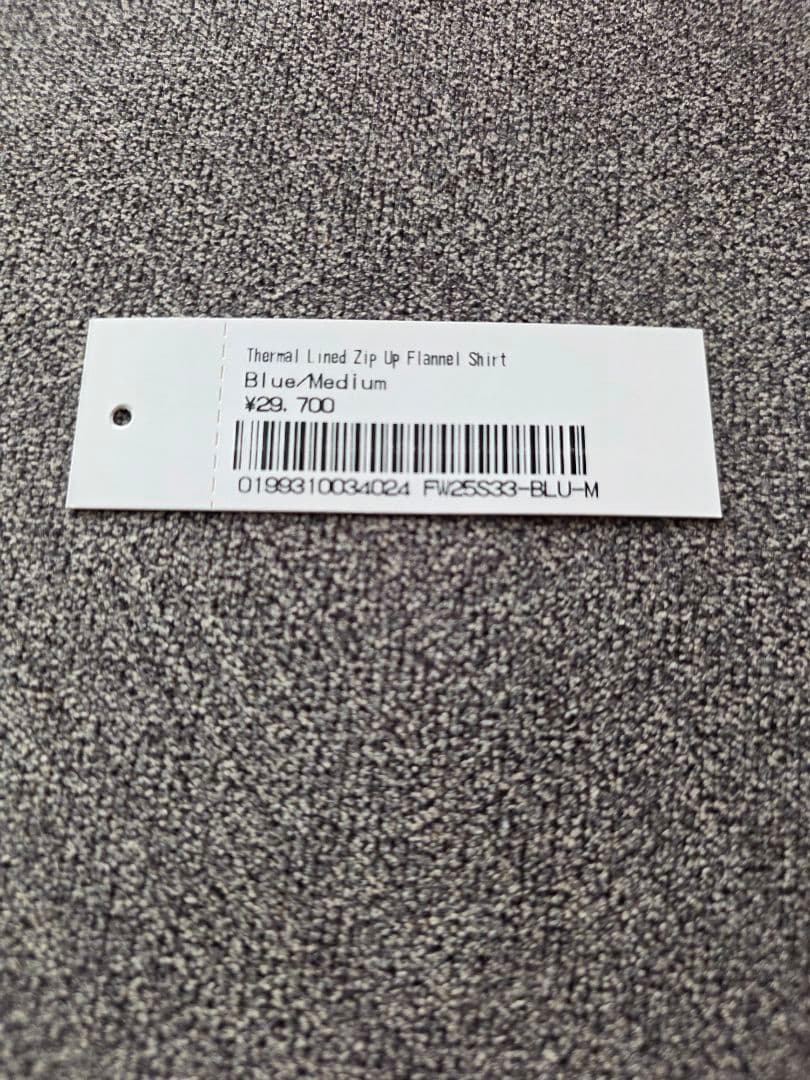 ジャケット・アウター supreme Thermal Zip Up Flannel Shirt M