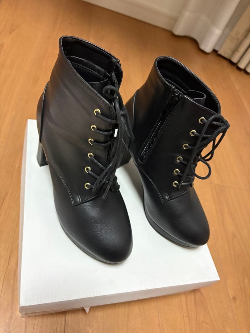 卒業式袴 京越女の子１５０cm 編み上げブーツ24.5セット