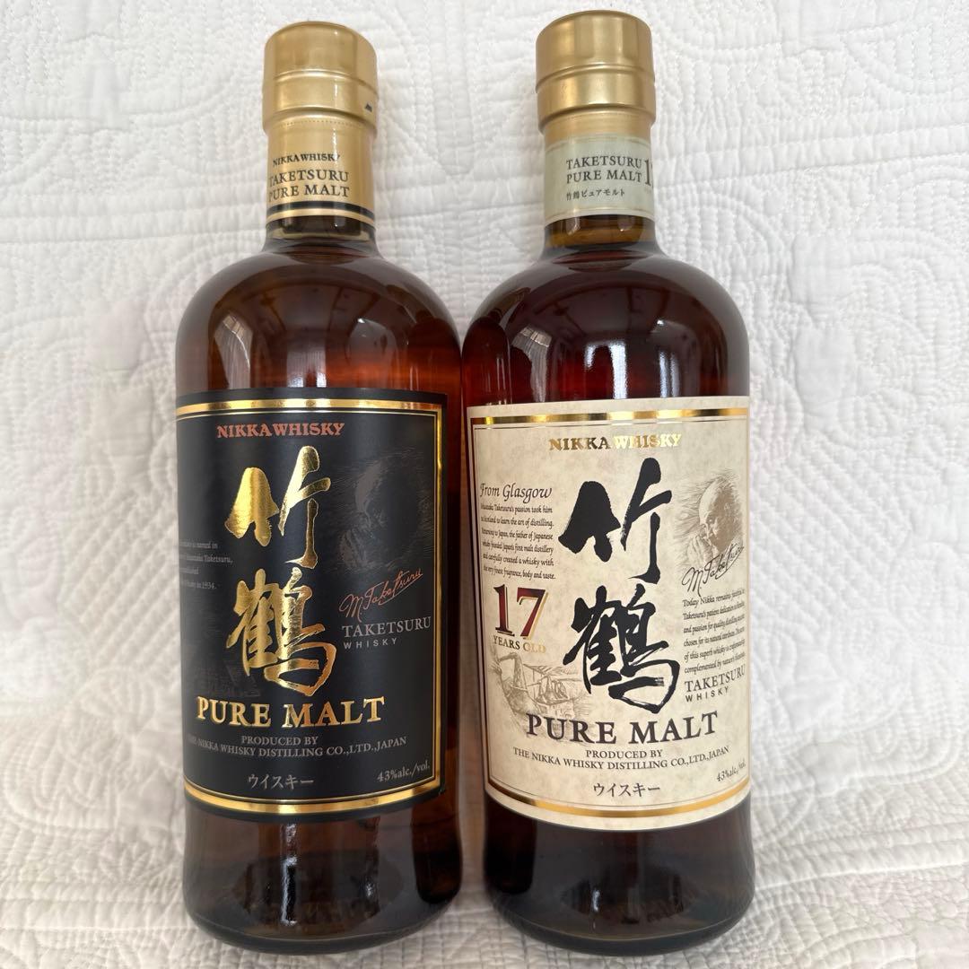 【ヤマト専用箱発送】竹鶴17年　竹鶴2本セット