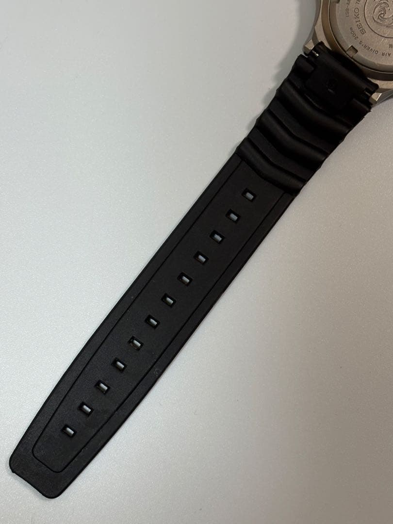 SEIKOセイコー スキューバクォーツ チタニウム ダイバー ブラック