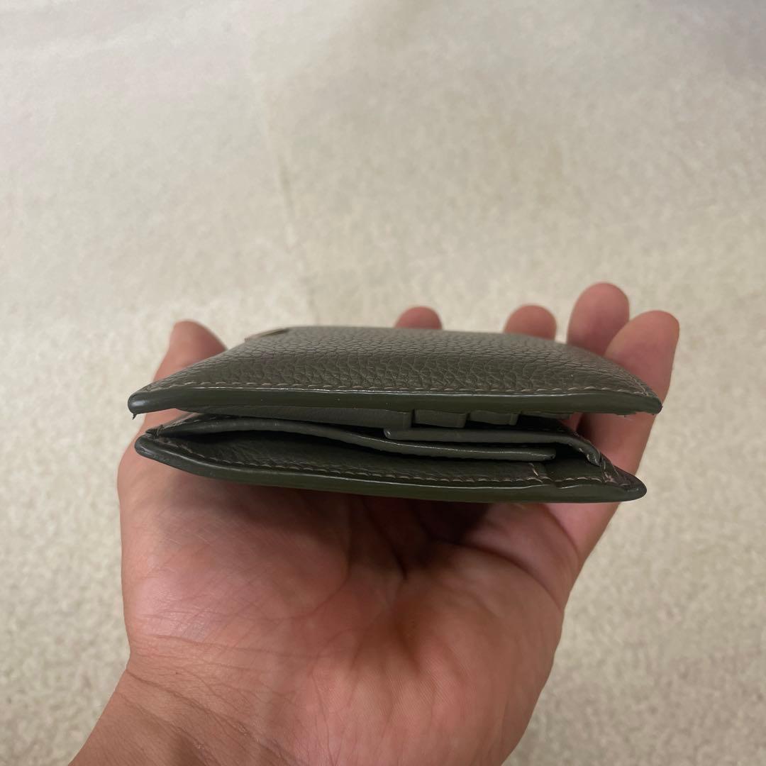 Christian Dior Compact Wallet カーキ 折り財布
