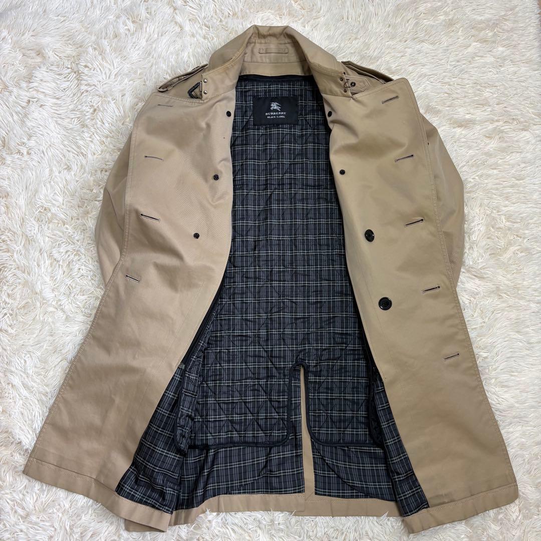 【週末限定価格】バーバリー　ブラックレーベル トレンチコート ライナー付き