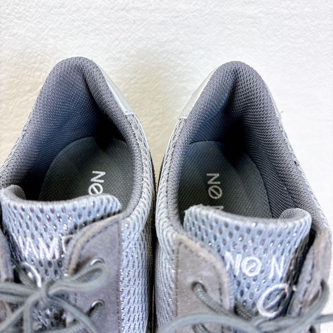 NO NAME グレー シルバー ウェッジソール スニーカー 24.5