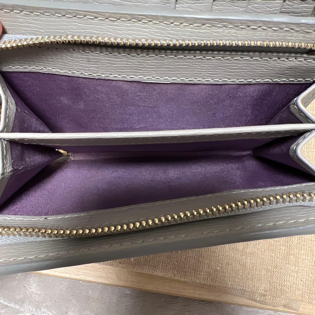 GUCCI グッチ　二つ折り財布　グレー　美品