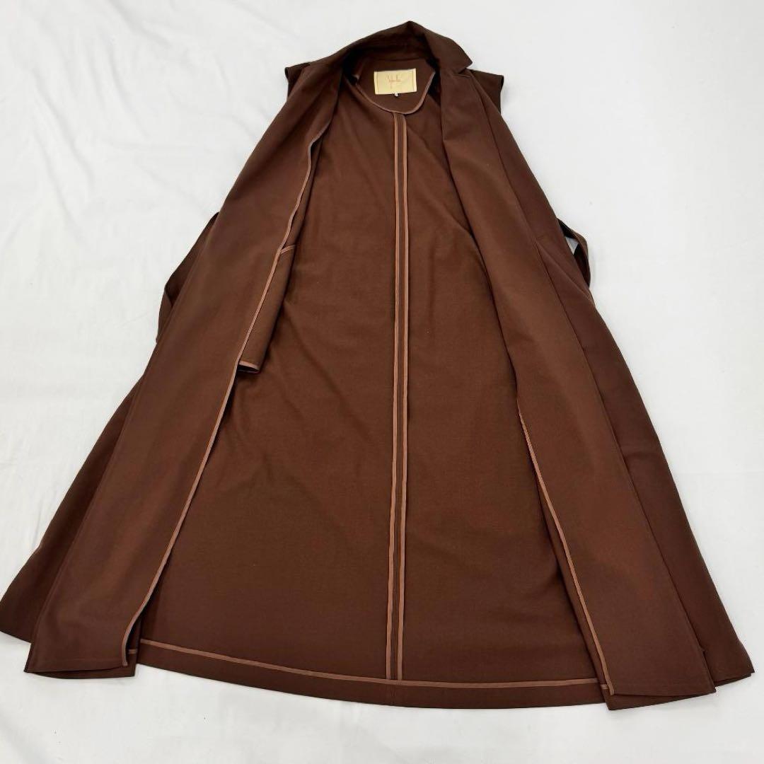 【美品】シビラ　Sybilla　3WAYジレトレンチコート　M　ブラウン