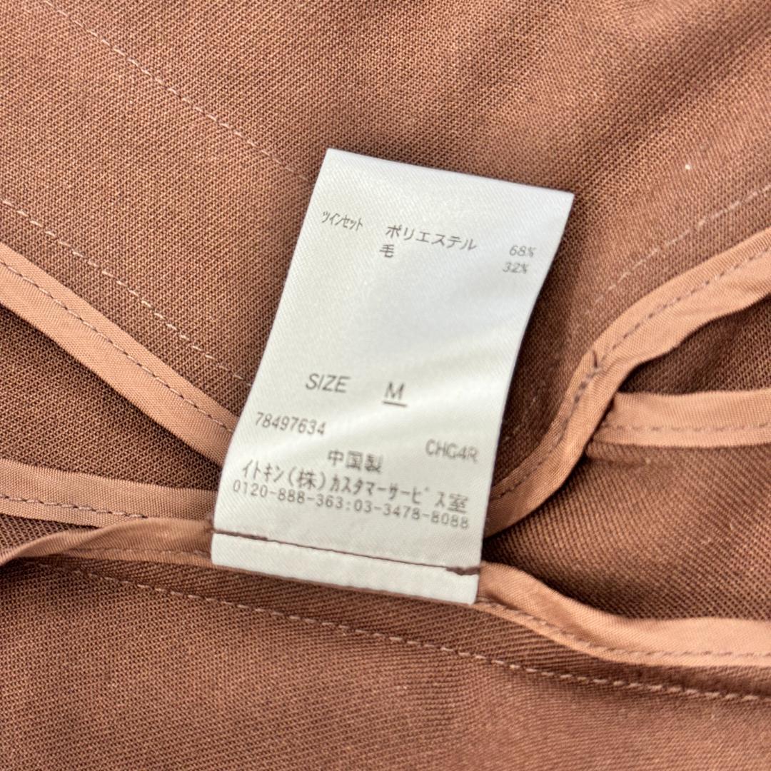 【美品】シビラ　Sybilla　3WAYジレトレンチコート　M　ブラウン