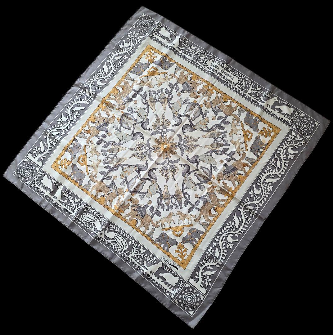 ラ*ー様 エルメス カレ90 EARLY AMERICA