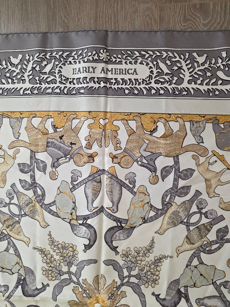 ラ*ー様 エルメス カレ90 EARLY AMERICA