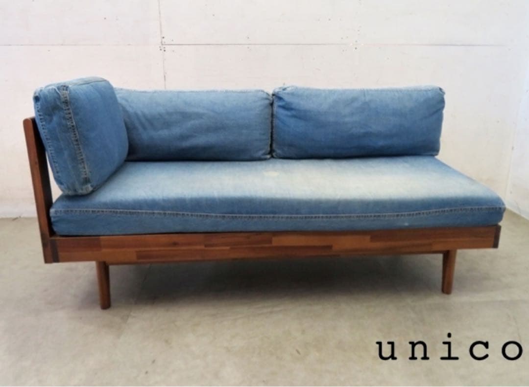 unico ウニコ SWELLA スウェラ ベンチアームソファ　2人掛け