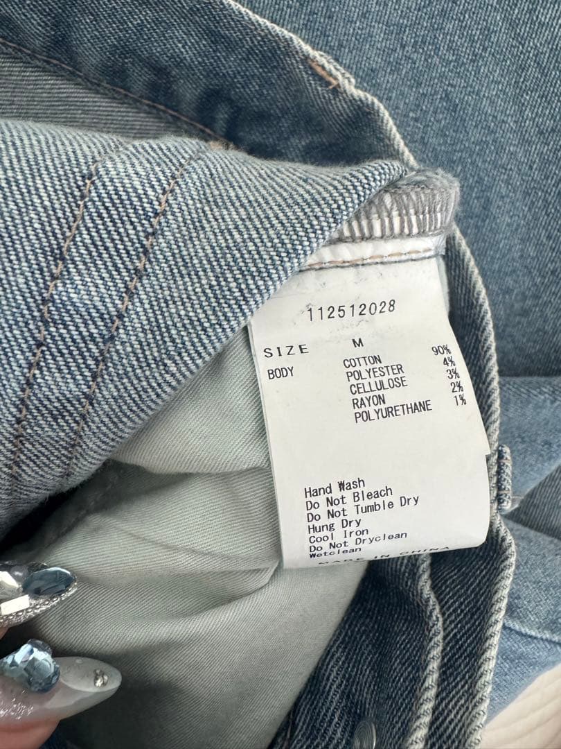 大幅お値下げ ダーリッチ セミフレアデニムパンツ M