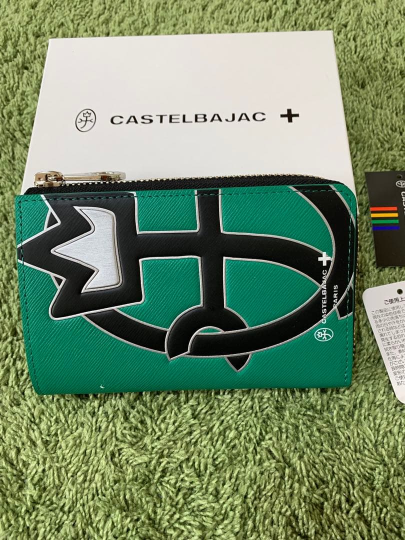 CASTELBAJAC カステルバジャック 牛革 二つ折り財布　新品22000円
