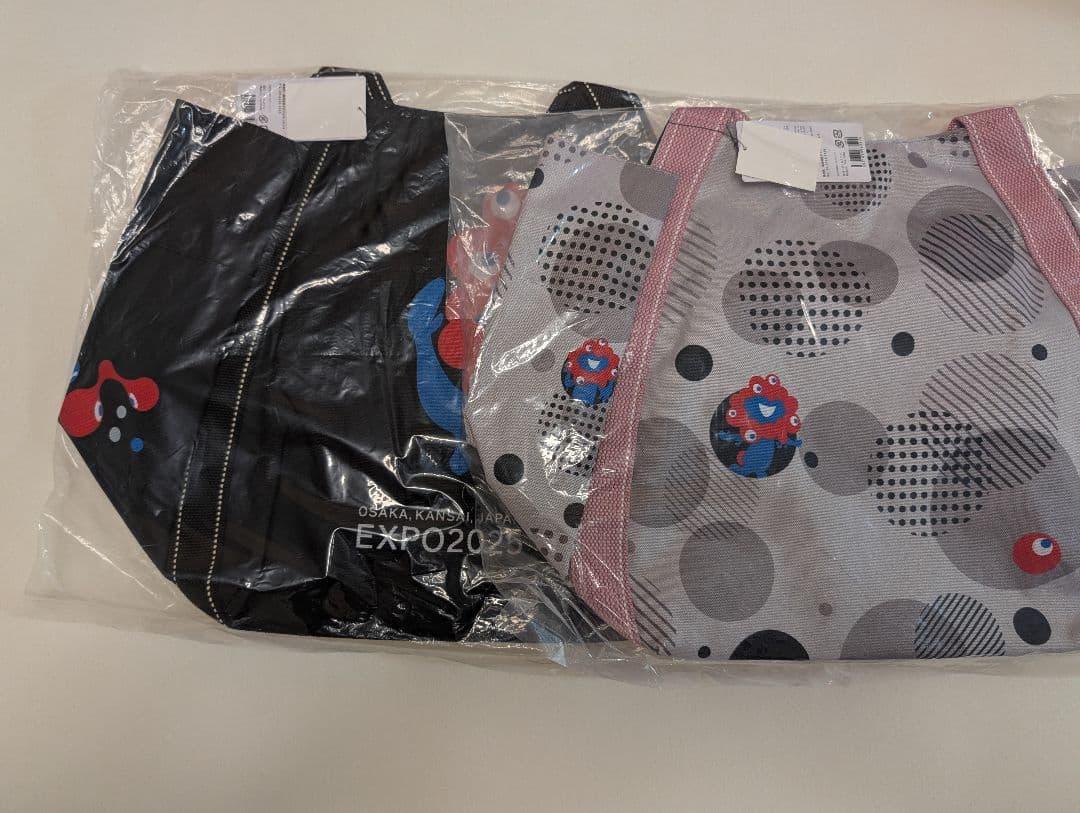 値引交渉可　EXPOバルーントート 黒、ピンク2つです。 未使用　大です。