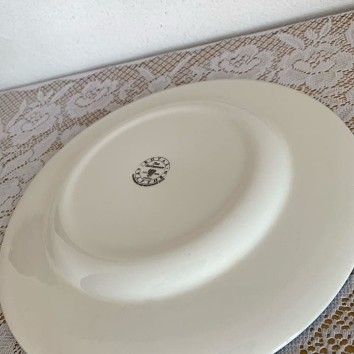  STAFFORD プレート 2枚 イギリス製 陶磁器 ボタニカル花柄