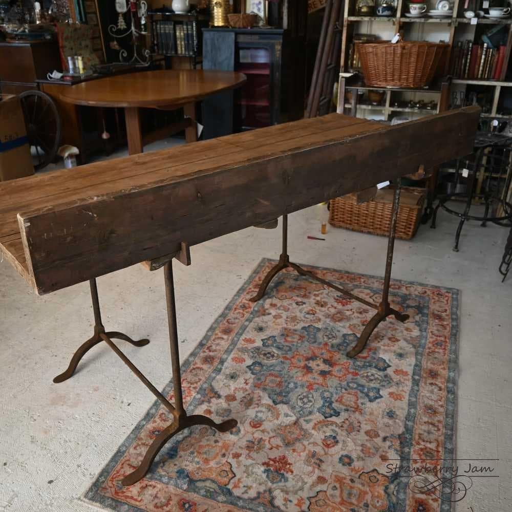 り*樹様 L3710-6 英国アンティーク ファームテーブルアトリエ テーブル