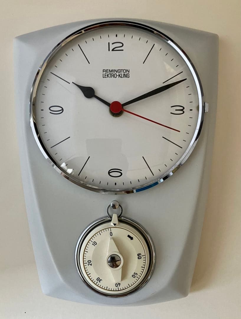 レミントン　掛時計　キッチンタイマー付　REMINGTON