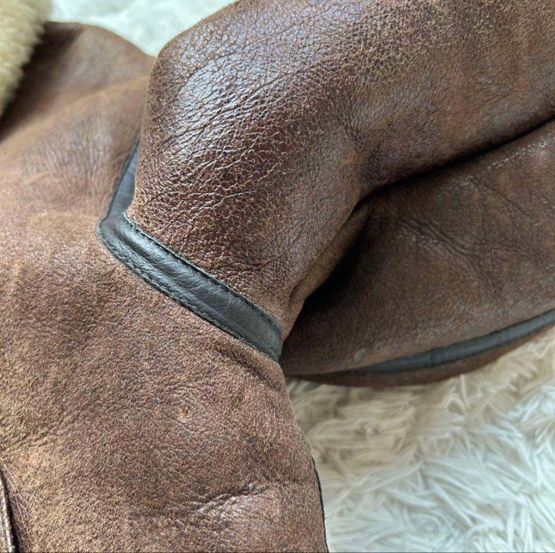 極上ムートン B-3 フライトジャケット