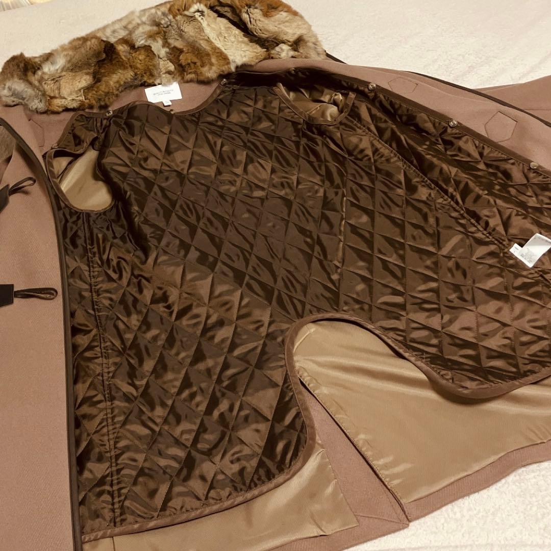 ビューティーアンドユース メルトンファーフードライナーコート