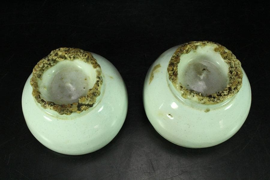 古美術 李朝 白磁 碗 一対 高麗(K-A637)