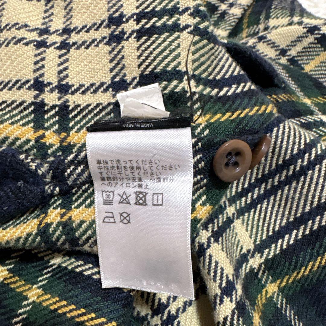 ダブルアールエル　シャツ　メンズ　L チェック 大きいサイズ　美品　ネルシャツ