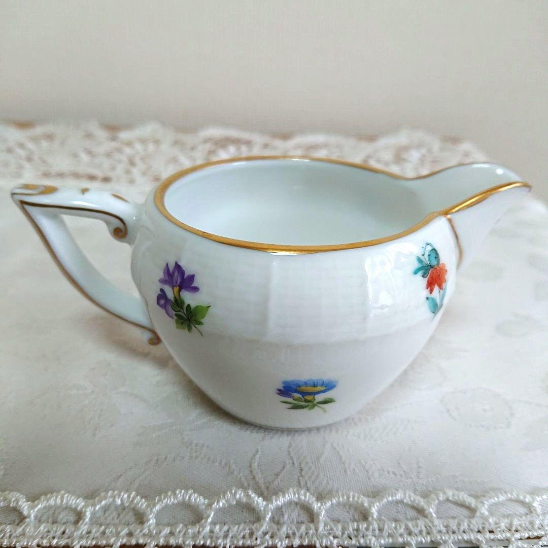 Herend ヘレンド ミルフルール シュガーポット クリーマー 2点セット