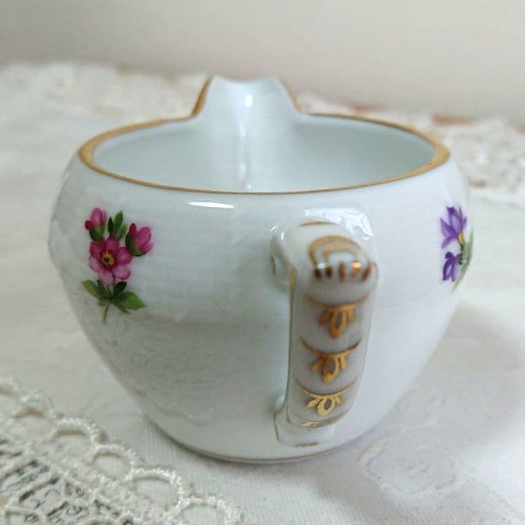 Herend ヘレンド ミルフルール シュガーポット クリーマー 2点セット