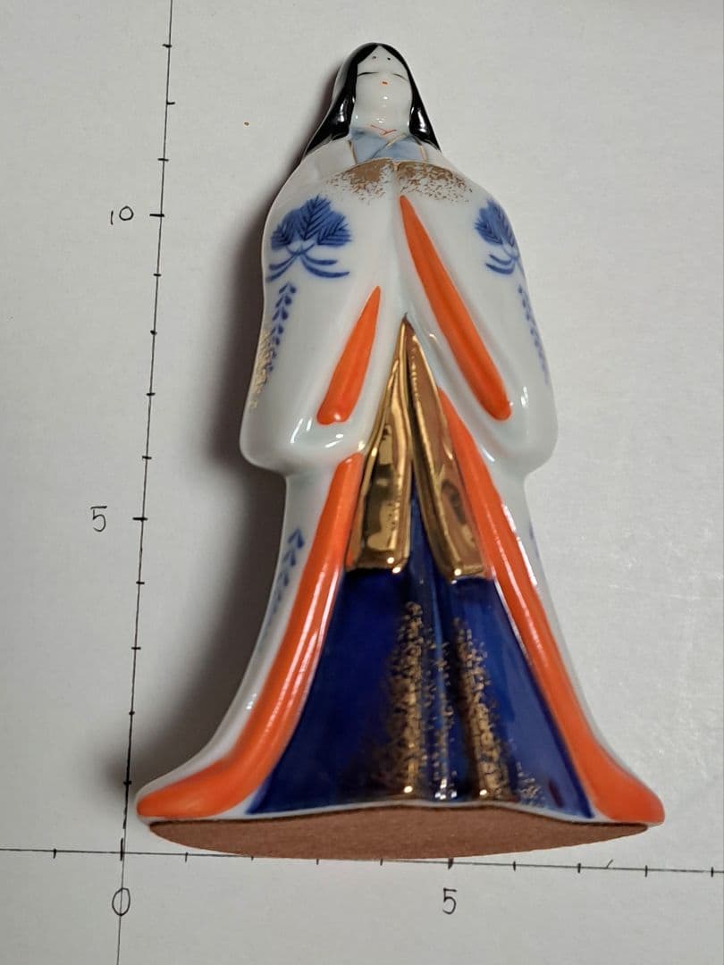 ⑤ひな人形 親王飾り 立ち雛 ぼんぼり、屏風のセット